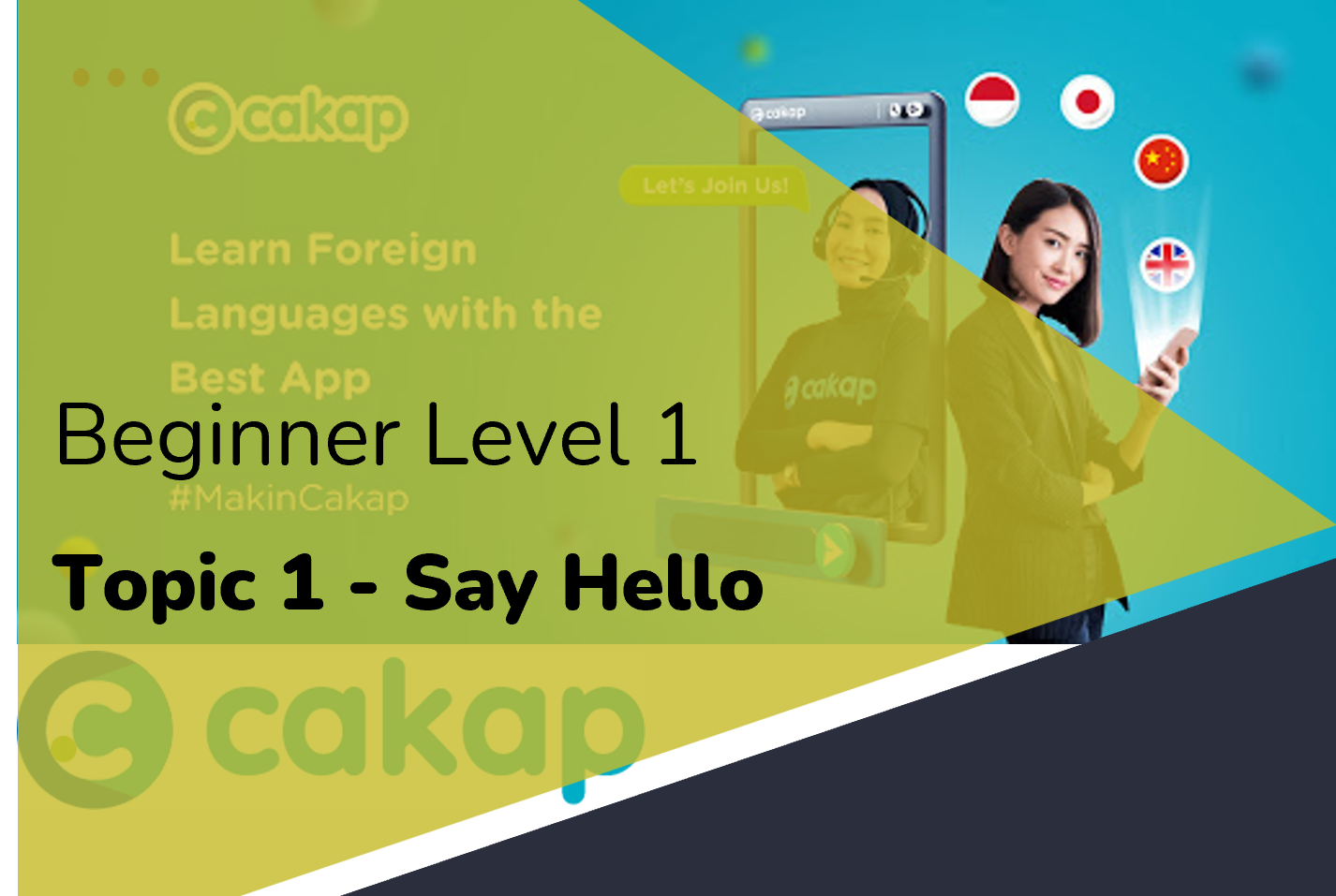 Beginner 1: Topic 1 - Say Hello