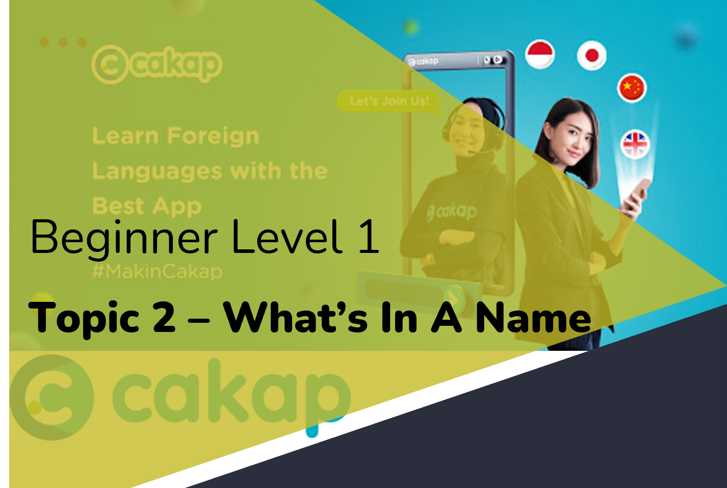 Beginner 1: Topic 2 - What's In A Name